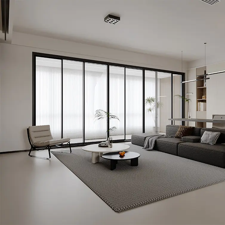 Панорамен балконски плъзгащ се прозорец