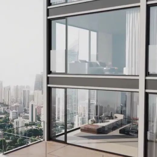 Плъзгащ се прозорец със странично налягане